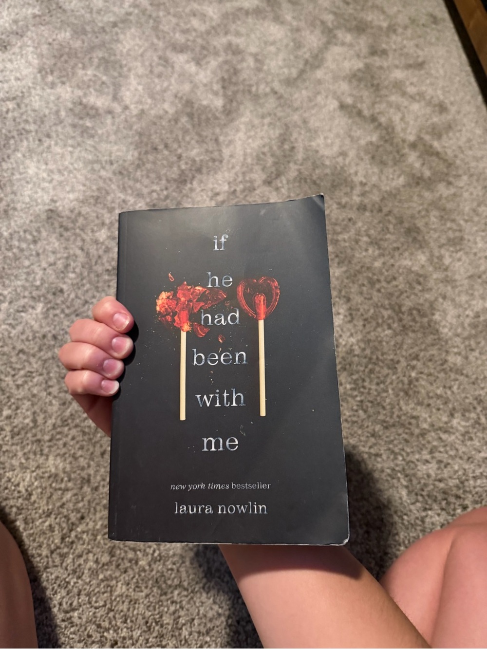 If He Had Been With Me by Laura Nowlin - Black Cover
